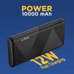 Lava 10000mAh Powerbank with Micro USB Cable | 12W Fast Charging | Dual Output (USB A) | 2 Input Ports Type-C & Micro USB | 60+ Tests & Multi-Layer Protection | BIS Certified | Premium Design (Black) - Image 3