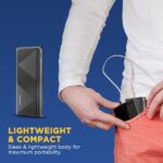 Lava 10000mAh Powerbank with Micro USB Cable | 12W Fast Charging | Dual Output (USB A) | 2 Input Ports Type-C & Micro USB | 60+ Tests & Multi-Layer Protection | BIS Certified | Premium Design (Black) - Image 5