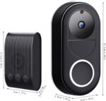 KRLZ Smart Video Doorbell Camera Wireless, AI Human Detection and Instant Alerts, Night Vision, 2-Way Audio, Battery Powered, Cloud Storage Sold Seperately, 2.4G WiFi (Chime Included) - Image 4