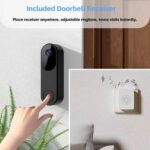 KRLZ Smart Video Doorbell Camera Wireless, AI Human Detection and Instant Alerts, Night Vision, 2-Way Audio, Battery Powered, Cloud Storage Sold Seperately, 2.4G WiFi (Chime Included) - Image 7