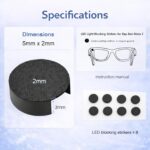 LED Light Blocking Stickers Compatible with Ray-Ban Meta Gen1/Gen2 Wayfarer/Oakley/Skyler/Headliner Smart Glasses, Camera Privacy Cover Accessories (8) - Image 6