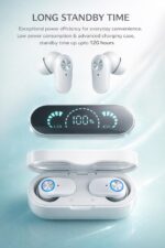 YD06 3D Digital Earbuds, Gaming Earbuds with 60 Hours Playtime, Bluetooth 5.4 + ENC Clarity, Adaptive Noise Cancelling,13mm HD BASS Drivers, IPX7 Sweat-Proof,Built-in Mic for Android & iOS - Image 5