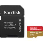 SanDisk Extreme Plus microSDXC UHS-I Card with Adapter, 128GB, SDSQXBD-128G-ANCMA - Image 4