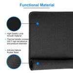 Lapster Speedo Type Non-Slip Rubber Base Mouse Pad with Antifray Stitched Embroidery Edges for Laptop PC - (240mm x 200mm x 2mm) - Image 3