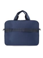 Tommy Hilfiger Professional Laptop Business Case Wrangell - Navy | Water-Resistant | Office Bag for 14-inch Laptop | Trolley Sleeve & 1-Year Warranty - Image 4