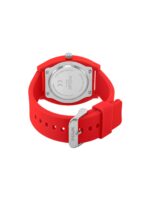 FCUK Analog Black Dial with Red Strap Unisex Watch- FK00015B - Image 4