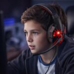 Wired Gaming Headset with Mic | Over-Ear Headphones 3.5mm Jack | HD Sound & Noise Cancelling Mic | Adjustable & Comfortable for PC, Laptop & Mobile - Image 4