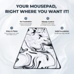 SPIN CART Large Gaming Mouse pad, Long XXL Extended Desk Table Mat Mousepad for Laptop PC Computer - Image 4