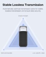 ORICO 1TB Portable SSD, Up to 1050MB/s, Compact with 2 in 1 USB C & A Cable, External Solid State Drives, Reliable Storage for USB C Smartphone, Tablet, PC - M10PRO - Image 8