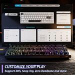 ATTACK SHARK X68 HE Rapid Trigger RGB 60% Wired Adjustable Actuation Mechanical Gaming Keyboard, Magnetic Hall Effect Switch, 8KHz Search Rate, Top Mount(Black Outline) - Image 6