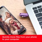 SanDisk Ultra Dual Drive Go Type-C 256GB, OTG, Upto 400MB/S, Pendrive,usb3.2_gen_1 Lavender, 5Y Warranty (SDDDC3-256G-I46LPD) - Image 5