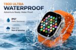 T800 Ultra Smart Watch Pack of 2 for Men & Women, Bluetooth Calling, 1.99" HD Display, Fitness Tracker, Heart Rate Monitor, Sports Modes, Waterproof Smartwatch Compatible with Android & iOS (Orange) - Image 3