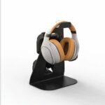 TOFARR Metal Gaming Controller Stand with Headphone Holder – Universal Dual Gamepad & Headset Organizer for PS5, PS4, Xbox, PC | Space-Saving Desk Stand | Premium Black Powder-Coated Steel - Image 6