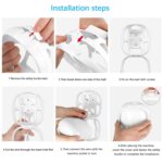 XLTTYWL Nest WiFi 6e Router Wall Mount Brackets Holder Stability ABS Protective Case Router Protection for Nest WiFi Pro WiFi Mesh Network System(White, 3 Pack) - Image 5