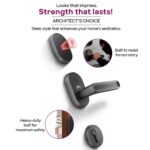 Godrej Advantis Smart Lock | GSL D1R | 3 in 1 Digital Lock I Fingerprint, Mobile App & BLE | Ideal for Right-Hand, Outside Opening Doors I 3-Yrs Warranty I Made in India | Free Installation | Black - Image 4