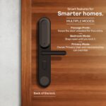 Godrej Advantis Smart Lock | GSL D1R | 3 in 1 Digital Lock I Fingerprint, Mobile App & BLE | Ideal for Right-Hand, Outside Opening Doors I 3-Yrs Warranty I Made in India | Free Installation | Black - Image 6