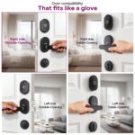 Godrej Advantis Smart Lock | GSL D1R | 3 in 1 Digital Lock I Fingerprint, Mobile App & BLE | Ideal for Right-Hand, Outside Opening Doors I 3-Yrs Warranty I Made in India | Free Installation | Black - Image 8