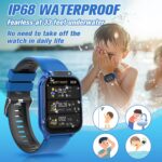 Smart Watch for Kids 1.85" with Fitness Tracker, Sleep Monitor, 22/100+ Sport Modes, DIY Dial, IP68 Waterproof, Step Counter, Heart Rate, Camera, with/Without APP, Gift for 3-12 Years Old Boys Girls - Image 7