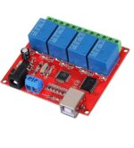 xcluma DC 5V 4 Channel Relay Module USB Control Computer Control Switch/PC/PLC control board - Image 4