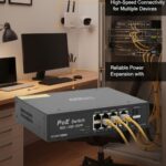 8 Port Gigabit PoE Network Switch with 2 Uplink Ports & 2 SFP Slots | 10/100/1000 Mbps Ethernet Switch | Plug & Play PoE Switch for CCTV Cameras, NVR, IP Cameras & Networking - Image 4