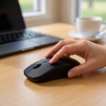 Bluetooth Dual-Mode Wireless Mouse | Rechargeable 2.4GHz & Bluetooth Connectivity, RGB Luminous Light Blue & Matte Black | Laptop, Notebook, Gaming & Office Use - Image 5