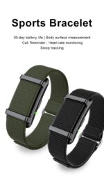 Premium Metal Fitness Band – 45 Days Battery Life, Advanced Health Monitoring (Heart Rate, SpO2, HRV & Body Temp), Sleep Tracking, AI Health Insights & Smart Notifications (Black) - Image 7