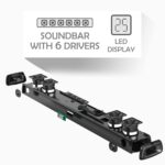 Zebronics Zeb Jukebar 9200 DWS Dolby Digital Plus Soundbar(160W) Supporting Bluetooth USB/AUX/Optical in/HDMI(ARC), Wall mountable with LED Display and Media Controls - Image 5