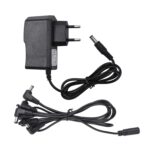 Guitar Effect Pedal Power Supply Adapter with 6 Ways Daisy Chain Cable Power Line Right Angle - Image 3