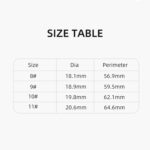 R11 Smart Ring for Women & Men with Trendy Design | 5ATM Waterproof Fitness Essential | Non - invasive Heart Rate & Blood Oxygen Tracking, Sleep & Activity Monitoring | No Subscription Fee (9#) - Image 3