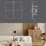 Elleys Smart Wi-fi Modular 4 Gang Premium Touch Switch (6 Amps Each) - Brushed Metal Touch Plates: Elevate Your Home with Communicates over Touch or Phone App or both (Metallic Silver) - Image 5