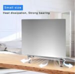 skysia Mini Laptop Stand for Desk | Portable Aluminum Laptop Riser with Cooling Vent | Invisible Folding Notebook Stand | Non-Slip Metal Laptop Holder for MacBook, Lenovo, Dell, HP & More (1Set-2Pcs) - Image 5