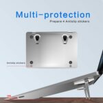 Portable Foldable Aluminum Laptop Stand | Mini Ergonomic Laptop Riser for Desk | Adjustable Cooling Stand for Every Laptop Stand - Image 4