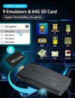 USB Wireless Console Game Stick Video Game Console Built-in Classic Games 8 Bit Mini Retro Controller HDMI Output Dual Player- 4K Ultra HD Game Stick - Image 3