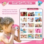 CADDLE & TOES Kids Digital Camera for Photos & Videos | Mini Camera Toy with 2-Inch Screen & USB Rechargeable | Fun & Educational Gift for Boys & Girls Age 3-10 | Easy to Use for Kids (Pink) - Image 9