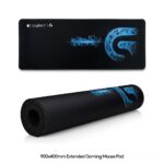 G-Pro Series (900x400mm) XL Extended Gaming Mouse Pad - 4mm Ultra-Thick Professional Desk Mat | Digital Blue Circuit Aesthetic | Waterproof Micro-Weave & Anti-Fray Stitched Edges - Image 3