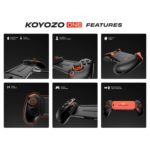 KOYOZO One Console-Grade Mobile Gaming Controller | Hall-Effect Joysticks & Triggers | Zero-Lag USB-C + Bluetooth | PC, PS Remote Play via App, Compitable with Android & IOS - Image 3