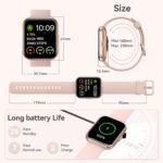 Fitness Tracker, Smartwatch for Men Women Answer/Make Calls, with 24/7 Heart Rate, Blood Oxygen, Sleep Monitor, IP68 Waterproof, Bluetooth, 108+ Sports Modes for Android iPhone - Image 8