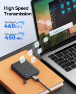 ORICO 480GB External Solid State Drive, Portable SSD up to 460MB/s, USB A and C SSD External Hard Drive USB3.2 External Storage for iPhone 17/16/15/Android/Windows/Tablet/Mac, B5PLUS-VB - Image 4