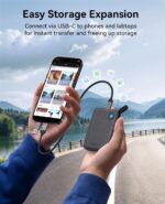 ORICO 480GB External Solid State Drive, Portable SSD up to 460MB/s, USB A and C SSD External Hard Drive USB3.2 External Storage for iPhone 17/16/15/Android/Windows/Tablet/Mac, B5PLUS-VB - Image 5