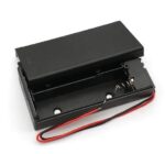 SP 18650 x 2 Cell Battery Holder with Cover and On/Off Switch (Pack of 2) Black - Image 3