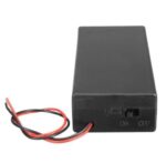 SP 18650 x 2 Cell Battery Holder with Cover and On/Off Switch (Pack of 2) Black - Image 4