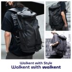 WALKENT Premium 2 in 1 Multifunction Travel Backpack & Laptop Bag Ideal for Sales & Marketing Jobs - Waterproof, Cushioned Strap, Multiple Carrying Positions for Men - (Model Duo, 35 Ltrs) - Image 4