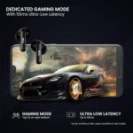 truke Air Buds Lite True Wireless in Ear Earbuds with 10H Single Charge Playtime, Gaming Mode, ENC, AAC Codec, Bluetooth 5.1, IPX4 (Black) - Image 5