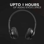 GKA Wireless Headphones Bluetooth 5.0 Over Ear Foldable Headset with Built-in Mic Memory Card Support Black - Image 5