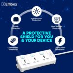 EMBOX Extension Board with Switches 1500 W, 3 Universal Sockets, Individual Switch, Safety Shutter, 6 amp Spike Guard, LED Indicator and Safety Shutter - Image 5