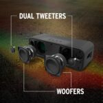 Klipsch The Detroit Portable Bluetooth Speaker with Dual 1" tweeters and 3" woofers, IP67 dust and Waterproof Rating, 20 Hours of Playtime for a Premium Live Concert Experience - Image 5