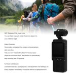 Yunseity 1080P Vlogging Camera, Pocket Camera with 360 Degree Rotatable Lens, Color LCD Screen, with Clamp, WiFi Wearable Video Camcorder with Motion Detection for Travel Hiking - Image 4