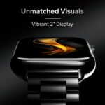 Noise Pulse 3 Max Smart Watch with Vibrant 2" Display, BT Calling, Sleek Metal Build, 7 Days Battery, 24 * 7 Heart Rate Monitoring & Sleep Tracking Health Suite (Elite Black) - Image 3