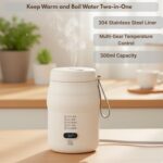 MOOKA Portable Electric Kettle for Travel | Power Bank Operated Mini Kettle | Adjustable Temperature Hot Water Boiler for Home, Office, Dorm & Outdoor - Image 4