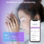 Smart Ring Health Tracker,Ultra-Thin AI Smart Ring,No Subscription, Fitness/Sleep/Stress/Step Counting for Women&Men, IP68 Waterproof, iOS & Android Compatible (8#18.1mm) - Image 4